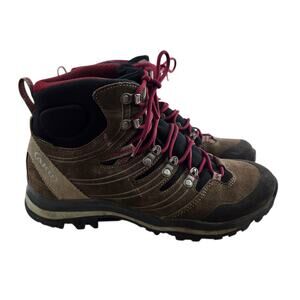 AKU Alterra Hiking Boots Womens 10 Mens 8.5 Gore-Tex Brown Red Outdoor Gorpcore